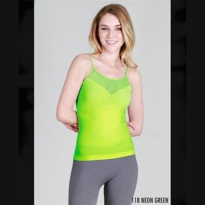 NEW Green Netted Tank Top One Size